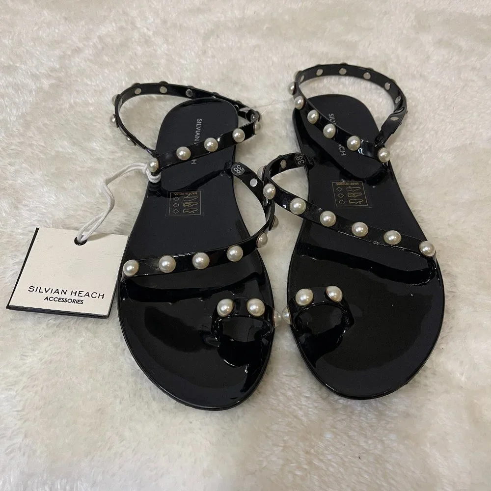 Silvian Heach Sandals Size 8 NWT - Picture 2 of 3